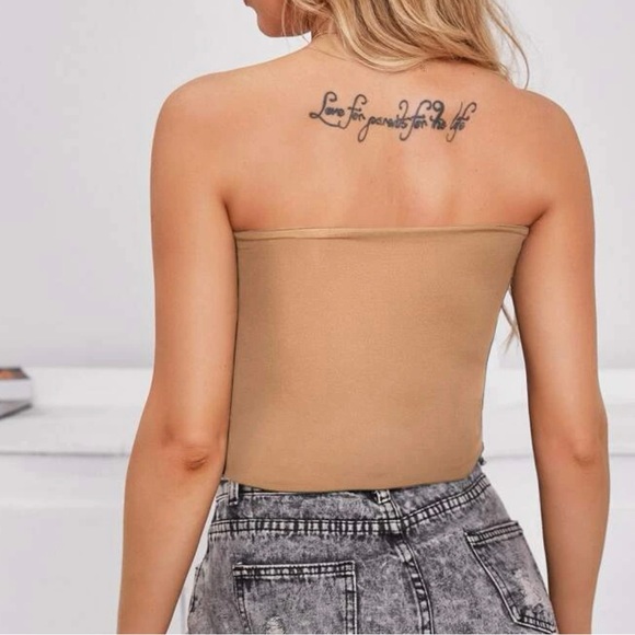 3 items for $10 Khaki Tube top - Picture 2 of 3